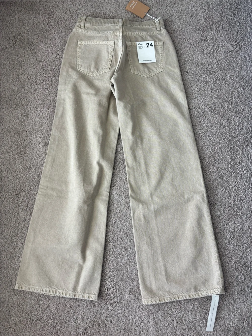 Reformation Cary Low Rise Slouchy Wide Leg - Picture 7 of 8